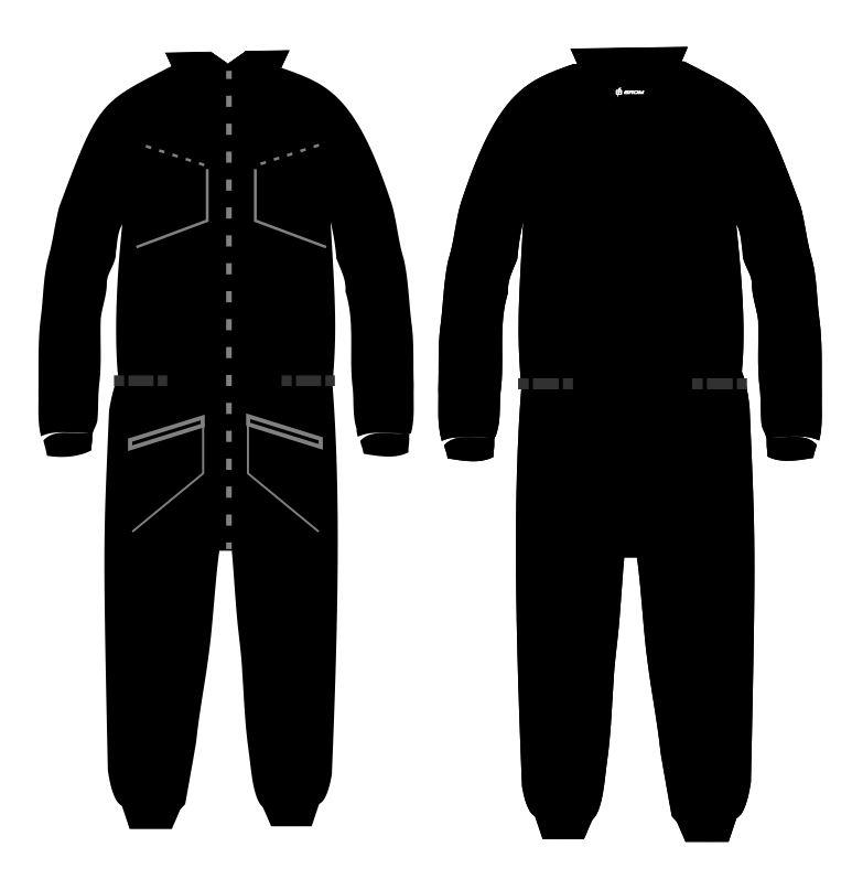 Комбинезон рабочий Grom черный