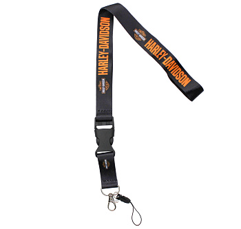 Шнурок для ключей Harley Черный 
